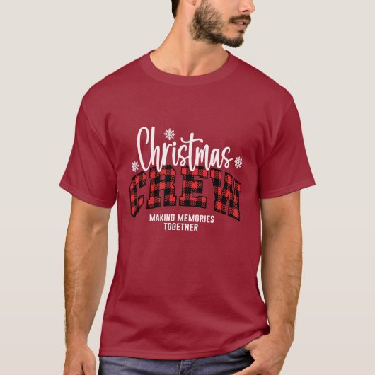 クリスマスの思い出を作る仲間たち Tシャツ (正面)