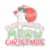 クリスマスの思い出を持っている シール (正面)