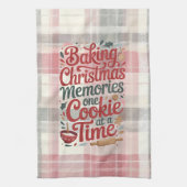 クリスマスの思い出を焼く キッチンタオル (縦)