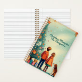 "クリスマスの思い出" ファミリークリスマスジャーナル ノートブック (内側)