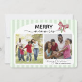 クリスマスの思い出 フォト 写真 シーズンカード (正面)