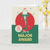 クリスマスの思い出 | レッグランプ 大賞 カード (黄色い花)