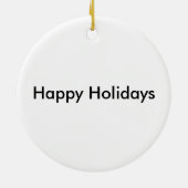 クリスマスの急行列車 セラミックオーナメント (裏面)