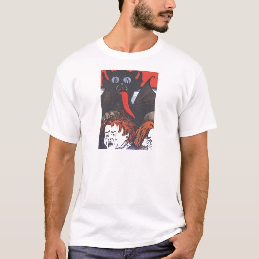 クリスマスの怪物にやられた子供たち Tシャツ (正面)
