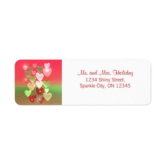 クリスマスの恋人 ラベル (正面)