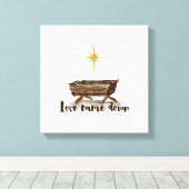 クリスマスの恋来ダウン キャンバスプリント (インサイチュ (ウッドフロア))