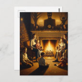 クリスマスの恐怖 ポストカード (正面/裏面)