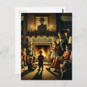 クリスマスの恐怖 ポストカード (正面/裏面)