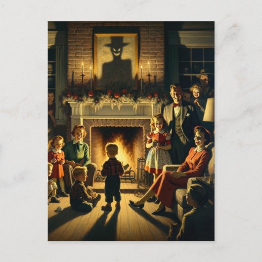 クリスマスの恐怖 ポストカード (正面)