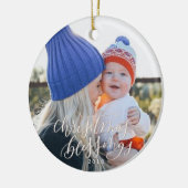 クリスマスの恵みのオーナメント セラミックオーナメント (左)