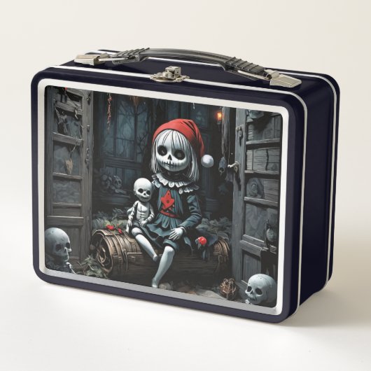 クリスマスの悪魔 メタルランチボックス (正面)