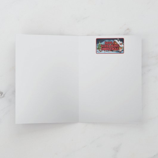 クリスマスの悲鳴 カード (内部)