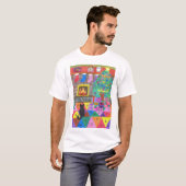 クリスマスの情景画 Tシャツ (正面フル)
