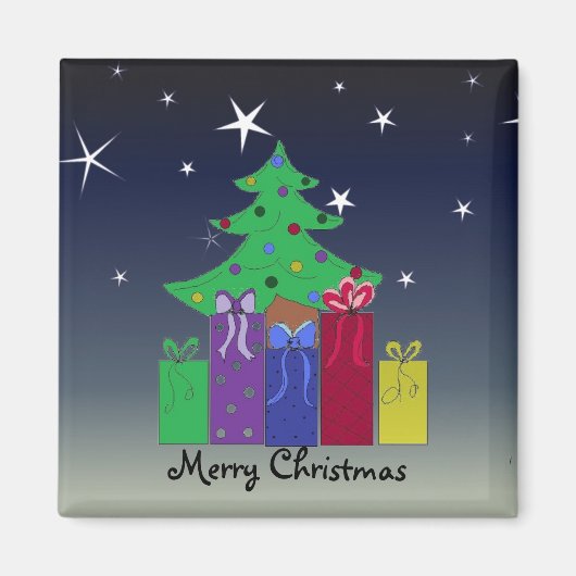 クリスマスの情景 マグネット (正面)