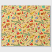 クリスマスの情熱 ラッピングペーパー (フラット)