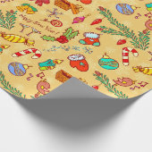 クリスマスの情熱 ラッピングペーパー (角)