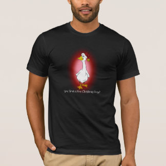 クリスマスの愉快なあひる Tシャツ