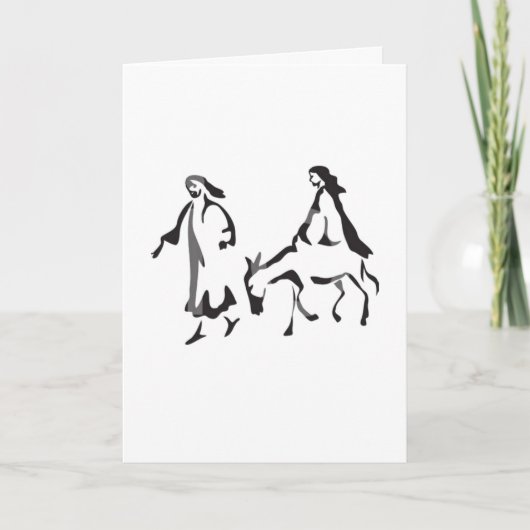 クリスマスの意味 サンキューカード (正面)