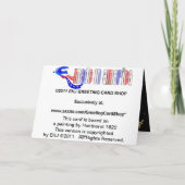 『クリスマスの意味』デラックスホリデーカード シーズンカード (裏面)