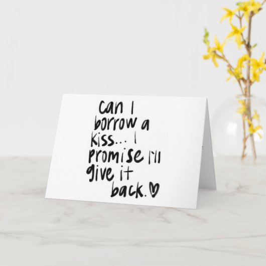 クリスマスの愛とミスタントーの下で会おう カード (黄色い花)