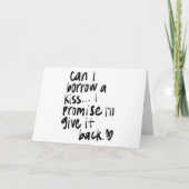 クリスマスの愛とミスタントーの下で会おう カード (正面)