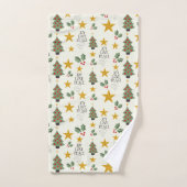 クリスマスの愛と喜び バスタオルセット (ハンドタオル)