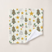 クリスマスの愛と喜び バスタオルセット (ウォッシュタオル)