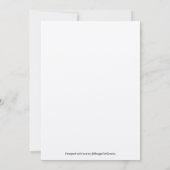 クリスマスの愛 サンキューカード (裏面)