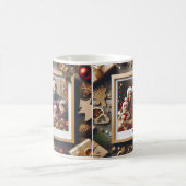 クリスマスの愛、家族の喜び/コーヒーマグ コーヒーマグカップ (中央)