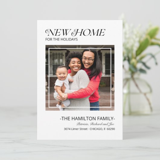 クリスマスの感動案内の写真 シーズンカード (スタンド正面)