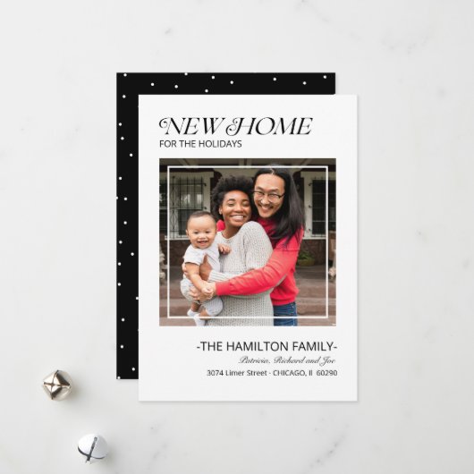 クリスマスの感動案内の写真 シーズンカード (正面/裏面インサイチュ)