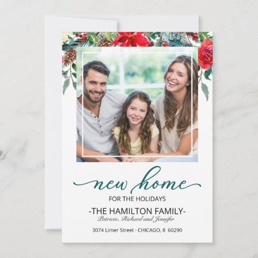 クリスマスの感動案内の写真 シーズンカード (正面)