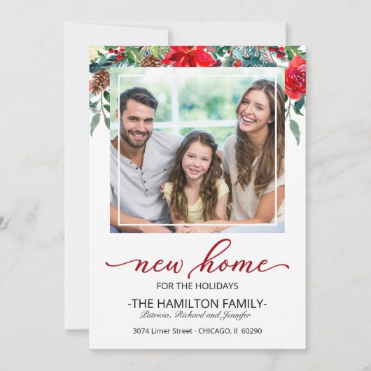 クリスマスの感動案内の写真 シーズンカード (正面)