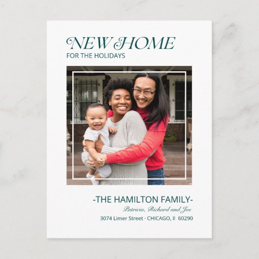 クリスマスの感動案内の写真 シーズンポストカード (正面)