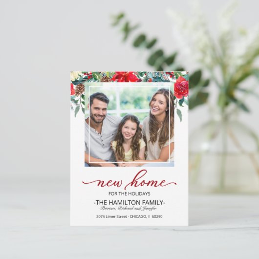 クリスマスの感動案内の写真 シーズンポストカード (スタンド正面)