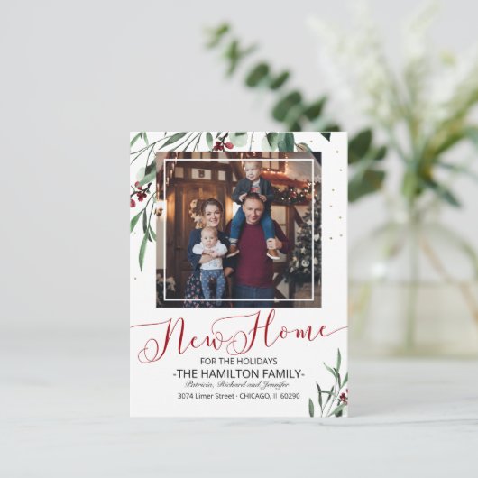 クリスマスの感動案内の写真 シーズンポストカード (スタンド正面)