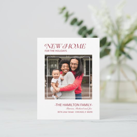 クリスマスの感動案内の写真 シーズンポストカード (スタンド正面)