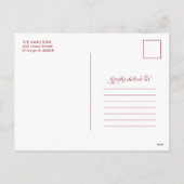 クリスマスの感動案内の写真 シーズンポストカード (裏面)