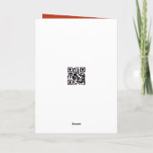 クリスマスの感謝祭とハロウィーンの休日 カード (裏面)