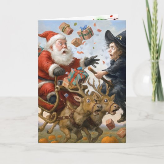 クリスマスの感謝祭とハロウィーンの休日 カード (正面)