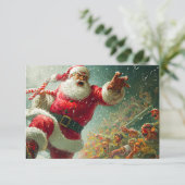 クリスマスの戦場のフラットグリーティングカード カード (スタンド正面)