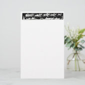 クリスマスの手紙のサンタの休日の文房具 便箋 (スタンド正面)