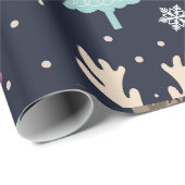 クリスマスの折り返し紙(休日テーマ#2) ラッピングペーパー (ロールコーナー)