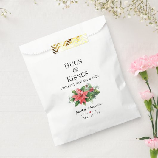 クリスマスの抱擁とニュー・ミセス結婚ズのキス フェイバーバッグ (封をした状態)