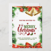 クリスマスの招待状です。 招待状 (正面)