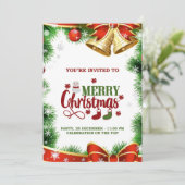 クリスマスの招待状です。 招待状 (スタンド正面)
