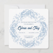 クリスマスの招待状。 ウィンタフェアリーテイルズ。 招待状 (裏面)