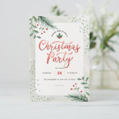 クリスマスの招待状 エンクロージャーカード (スタンド正面)