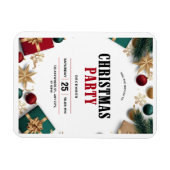 クリスマスの招待状 マグネット (横)