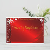 クリスマスの招待 シーズンカード (スタンド正面)